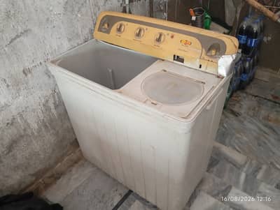 Original super asia washing machine and dryer model 245/-