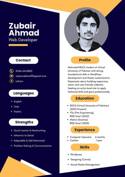 Lahore Mein Job Required
