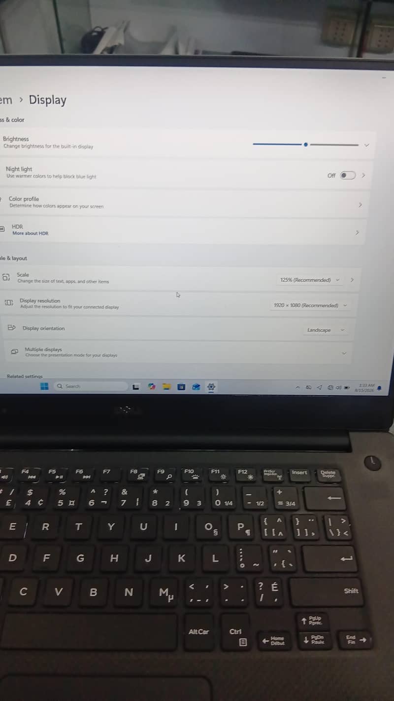 Dell precision 5520 1