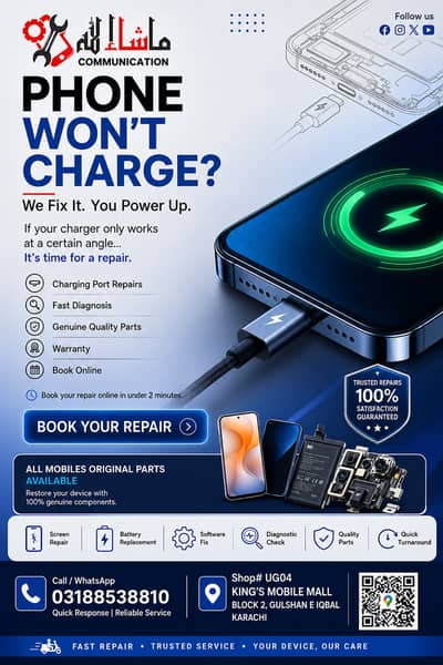 Mobile Repairing Expert | iPhone Samsung & Android Repair| Fast Servic