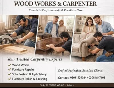 carpenter wood warks furniture repair