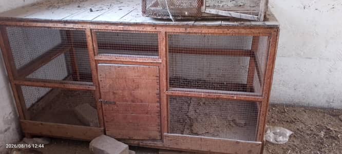 wooden cage