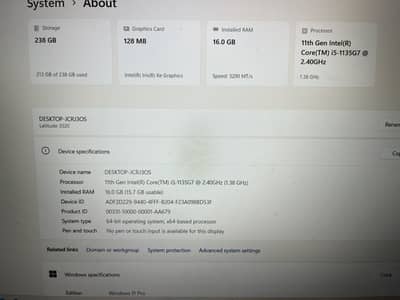 Latitude 3520 dell 16 gb ram