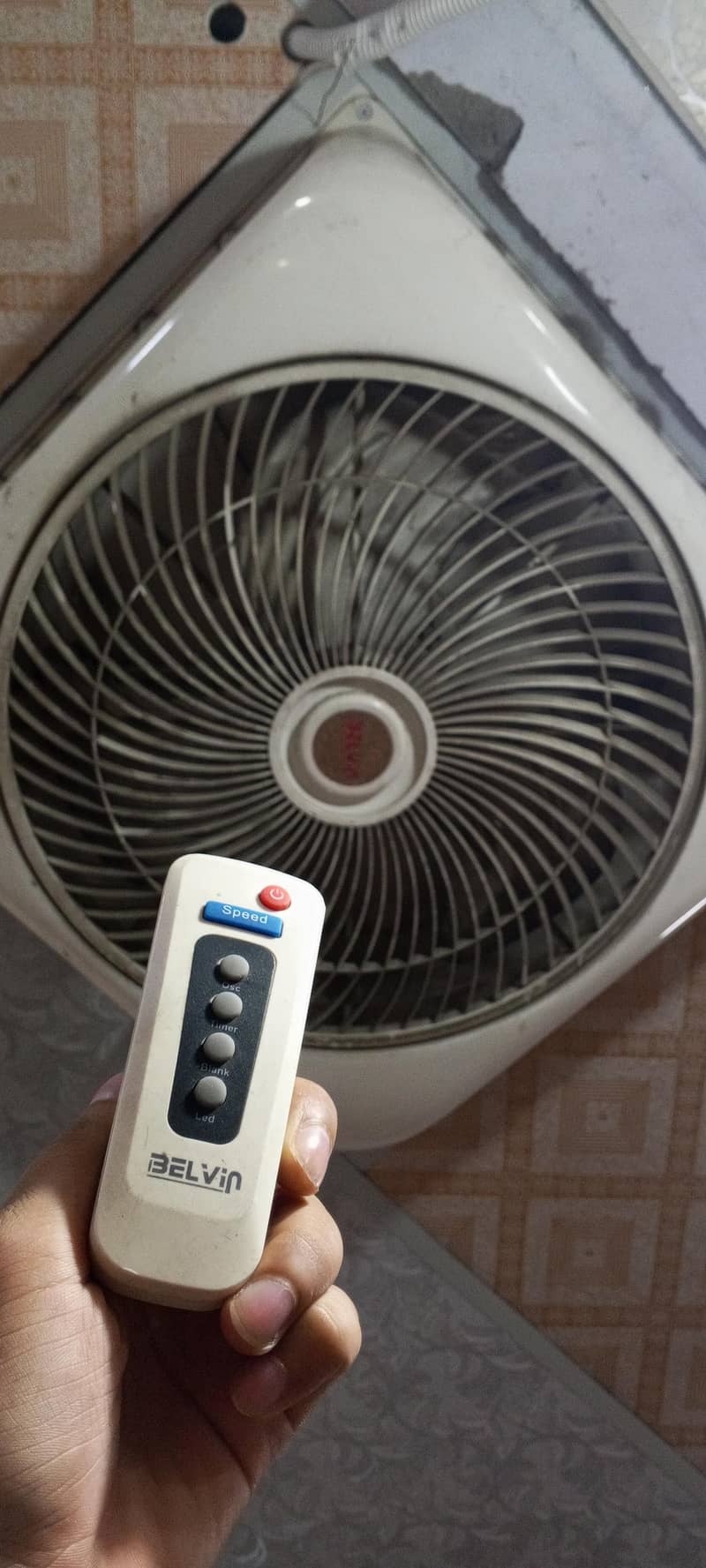 ceiling fan Running condition 2