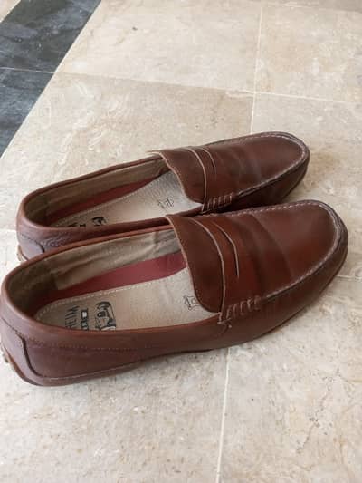 Original Florsheim leather shoes - Classic Brown Loafers UK11 EUR 45
