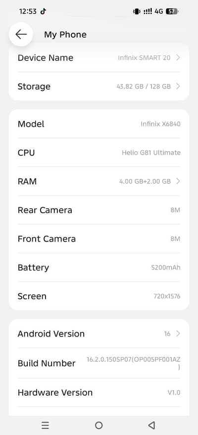 Infinix Hot 20