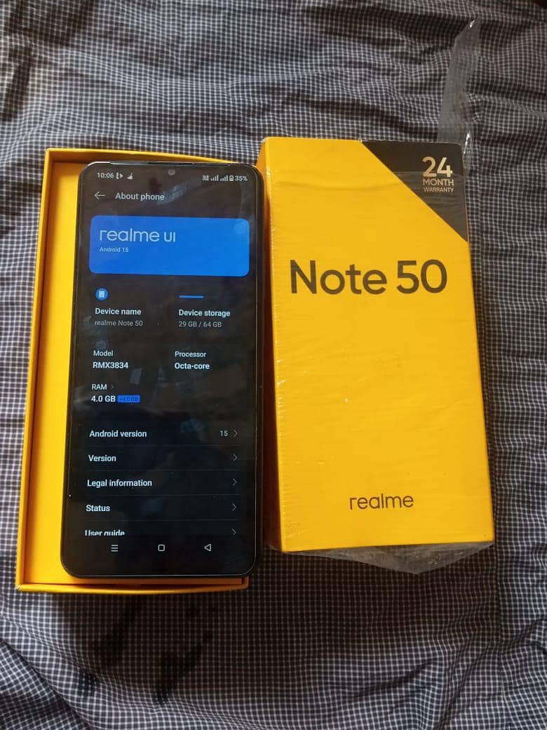 Realme Note 50 0