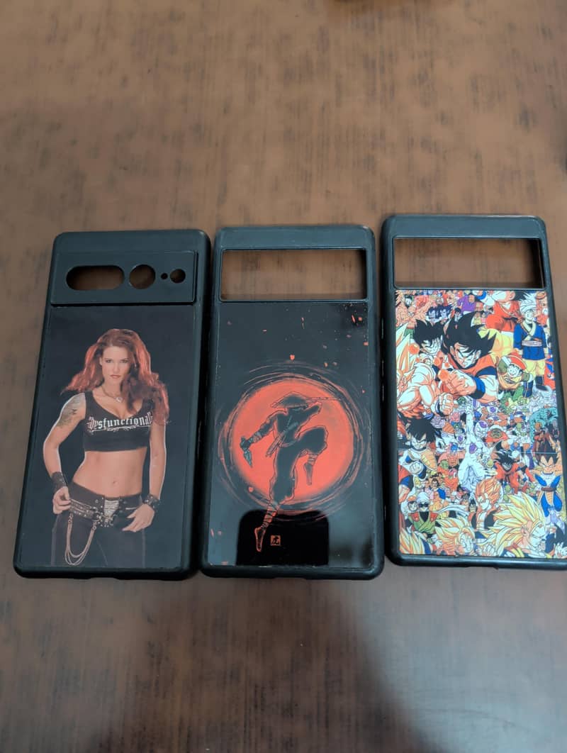 Google pixel 7 pro Three cases 1