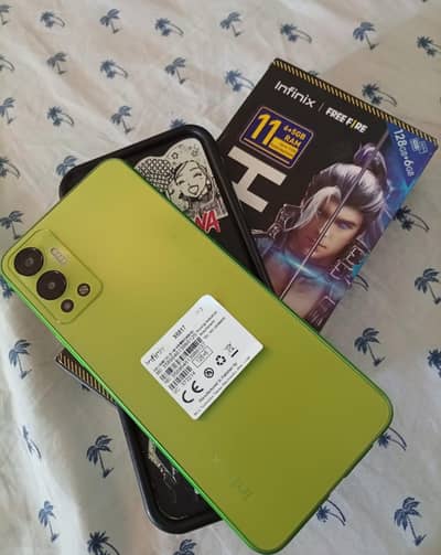 Infinix Hot 12 6+5GB 128GB PTA Approved 10/10 Box Cover Protector free