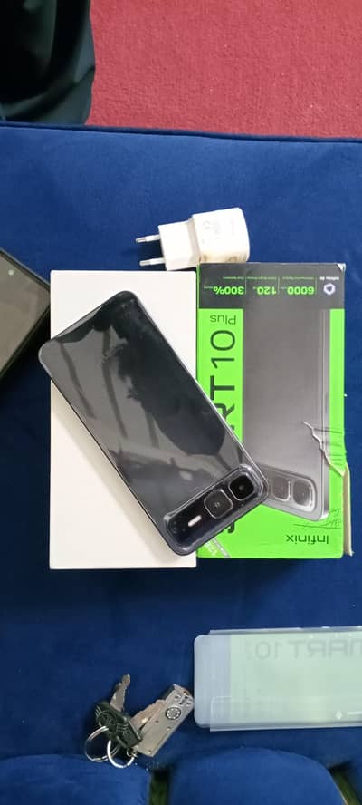 Infinix Smart 10 plus 4/128 with box charger
