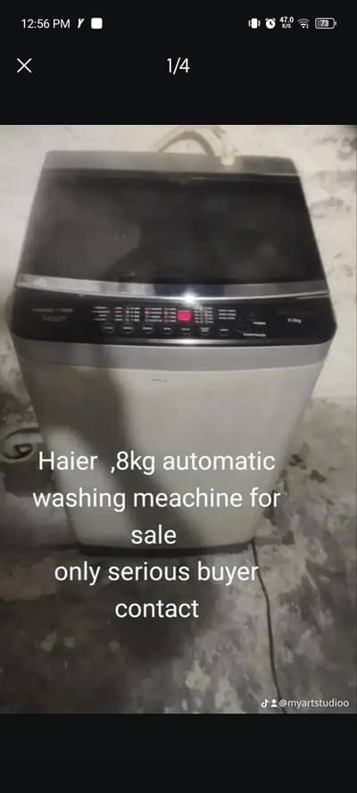 washing machine Haier  8kg