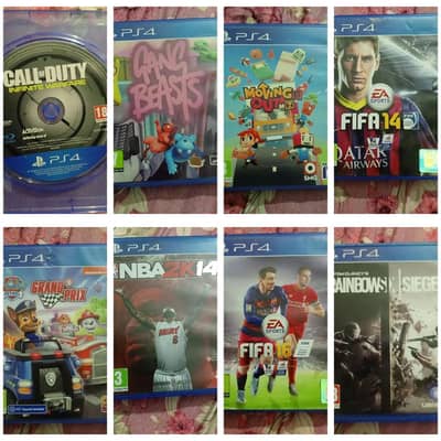 Playstation 4 games available