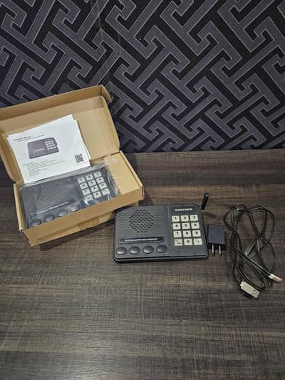 Sanzuco 10-Channel Wireless Intercom System (3 Units Set)
