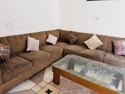 7 seater L shaped sofa