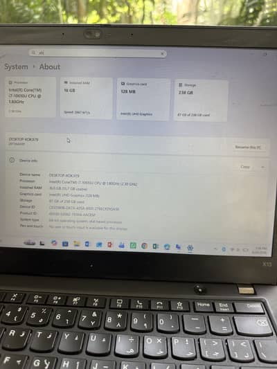 Lenovo ThinkPad X13 Gen 1 | Core i7 10th Gen | 16GB RAM | 256GB SSD