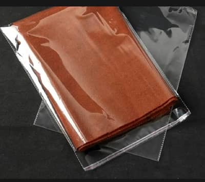 transparent self-adhesive poly bag. 25pcs