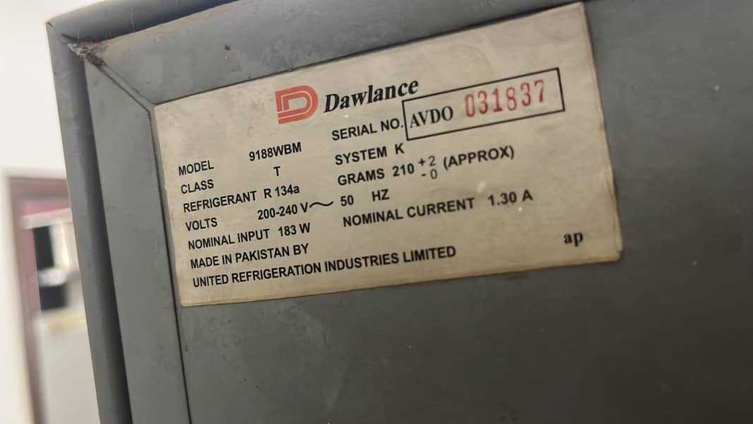 Dawlance Refregerator 1