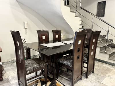 6 Seater Wooden Dining Table