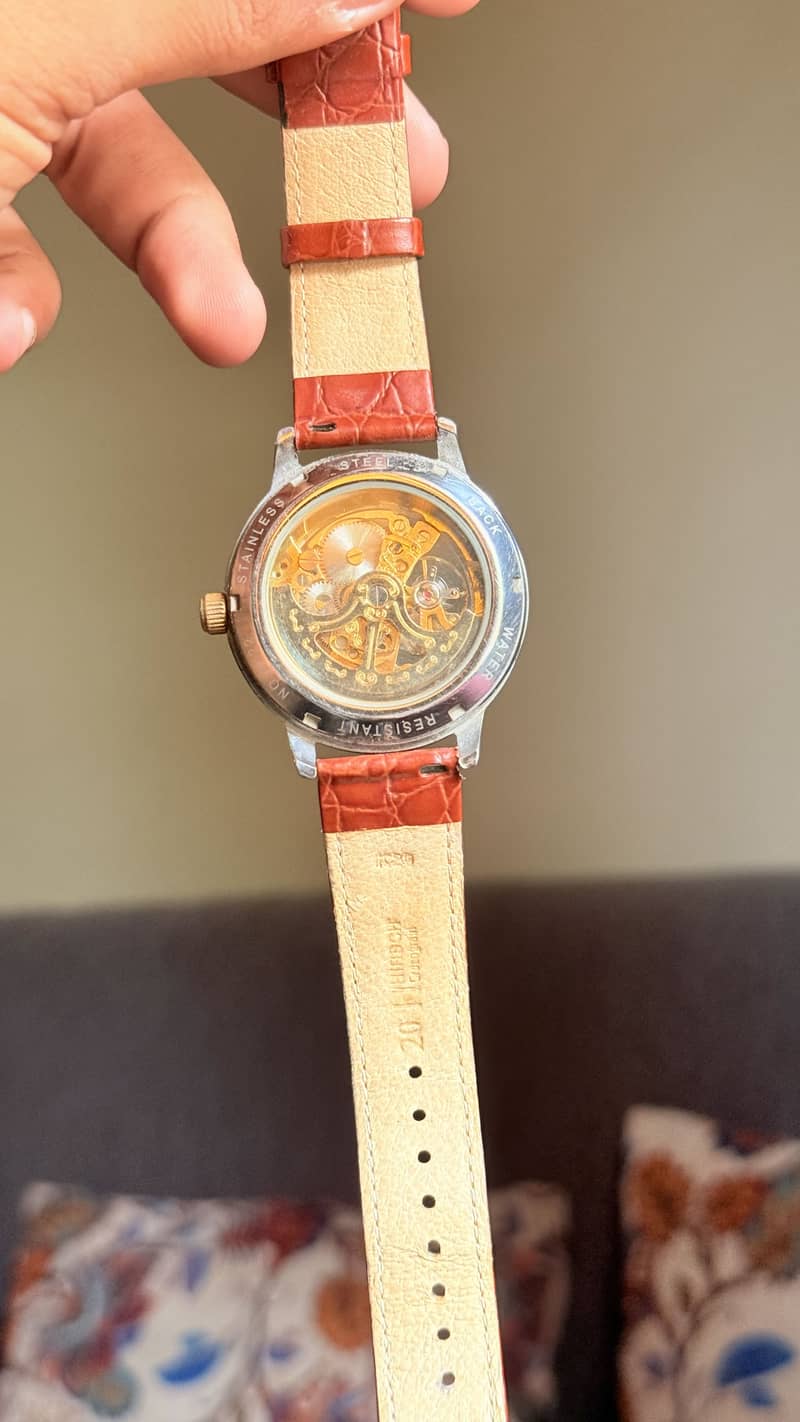 rolex skeleton watch automatic 3