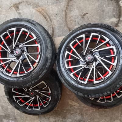 15 inch genuine Allyrims with 185 65 15 gtr tyres