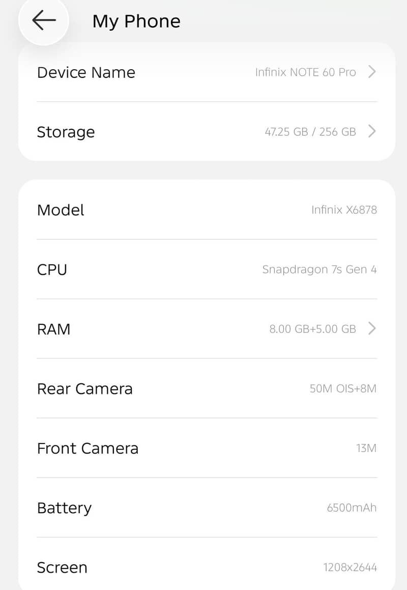 Infinix Note 60 pro 4