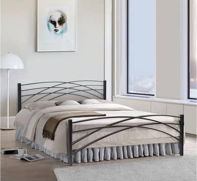 Iron bed/ iron dressing side table/Double bed /single bed/03114495989