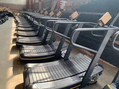 Heavy Duty Curved Treadmill Self Powered Running Machine
