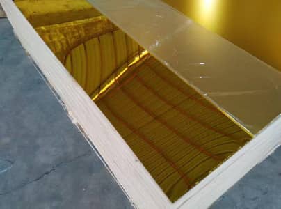 Golden mirror sheet