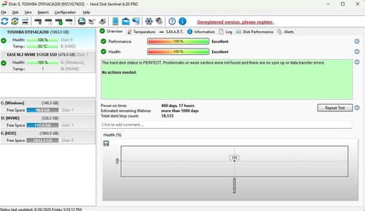 2TB Toshiba Internal Hard Drive for PC