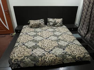 King Side Bed With Mattress and Without Mattress for sale