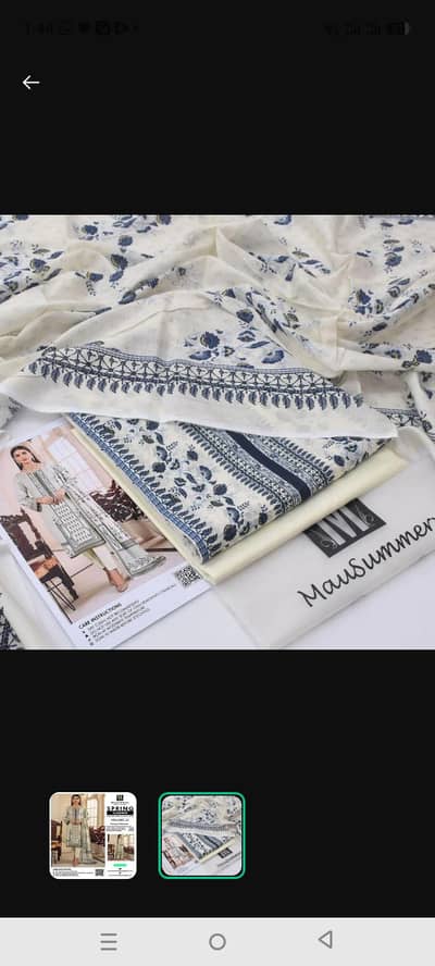 unstitched lawn suit spring  summer
