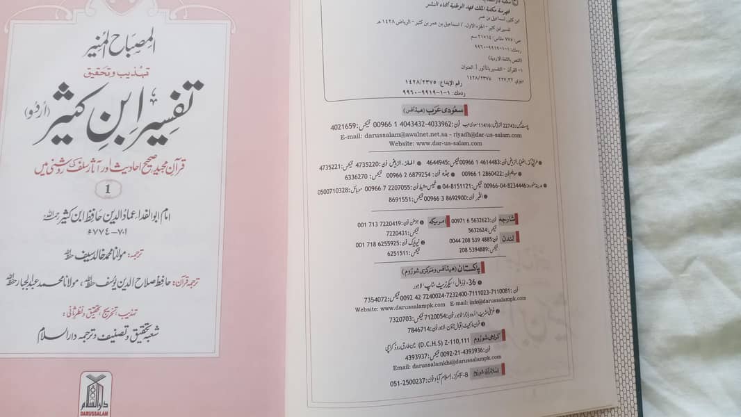 تفسیر ابن کثیر اردو — مکمل 6 جلدوں کا نیا سیٹ 4