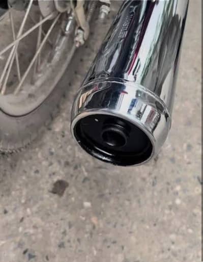 Whistler Silencer Exhaust 125 chrome