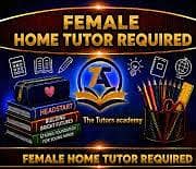 female home tutor required at kids place