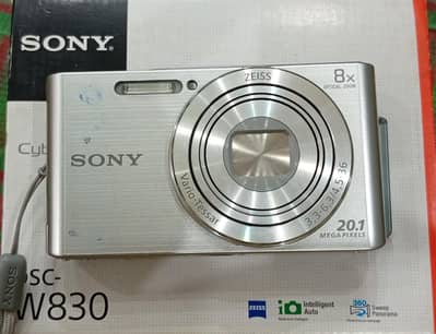 Sony Cyber Shot DSC-W830 20.1MP Camera | 8x Zoom | Complete Set