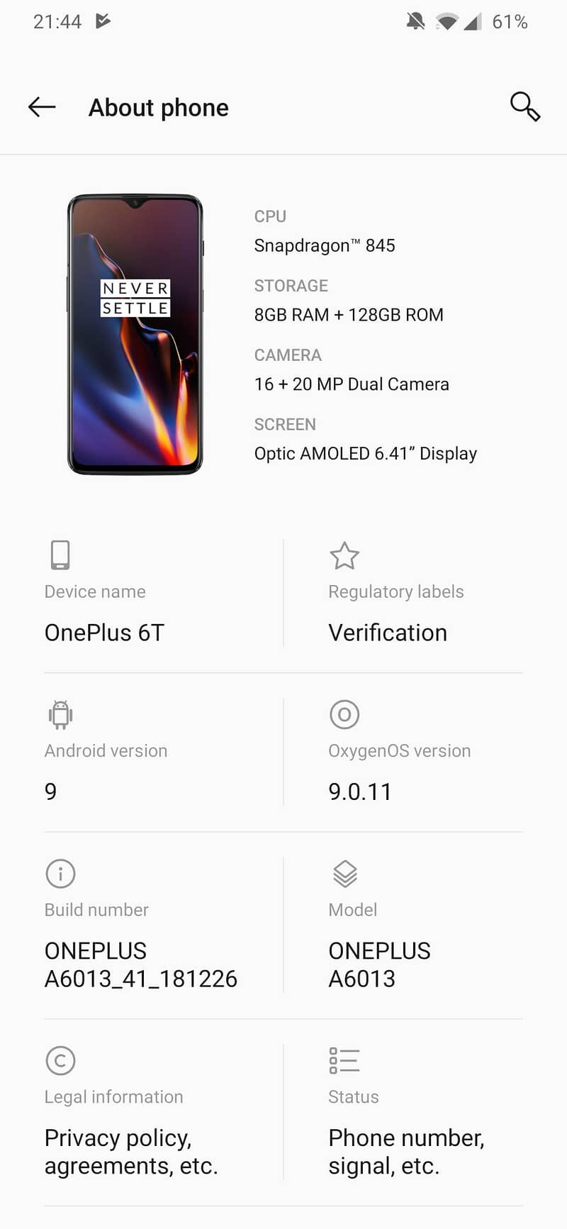 One Plus 6T 3