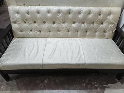 5 seater sofa set real kikar wood structure