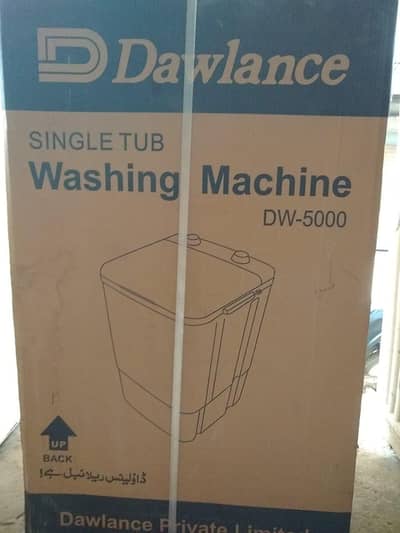 New Dawlance semi auto washing machine