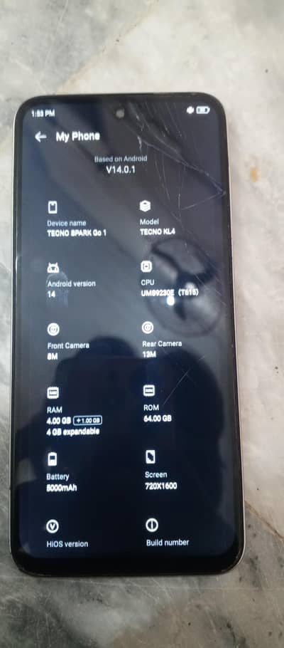 Tecno Spark Go 1