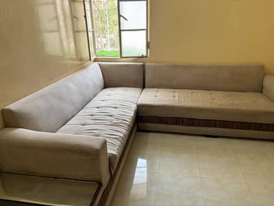 L shaped sofa set
