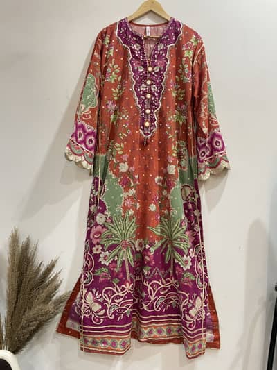 Ethnc embellished Kaaftan