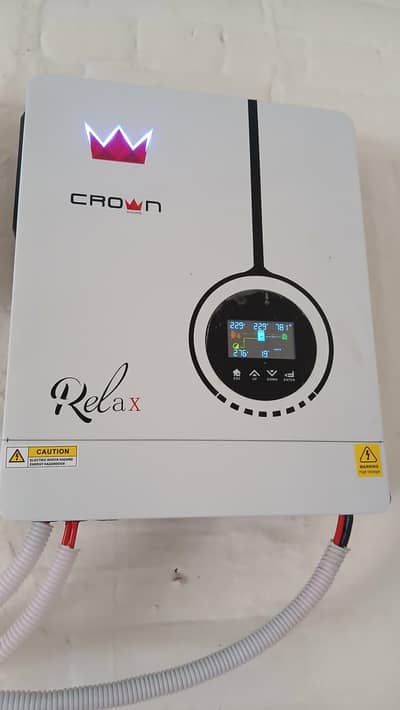 Crown Relax 6.2kW Hybrid Inverter new condition
