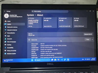 Dell Latitude 7390 | Core i5 8th Gen | 8GB RAM | 256GB SSD