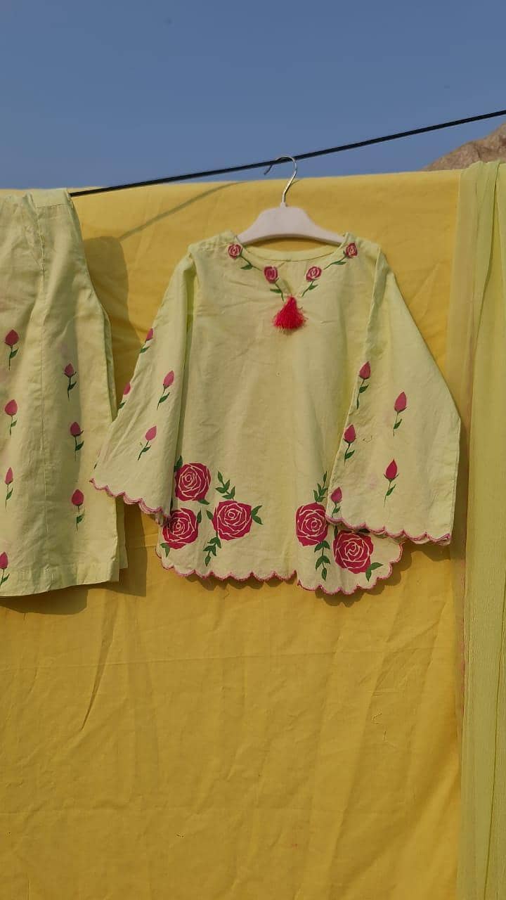 hand painted 12