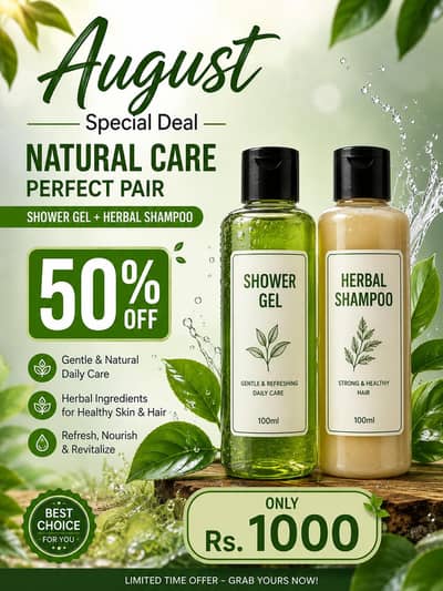 shampoo and Shower gel