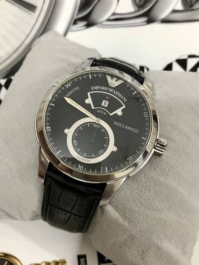 ARMANI AUTOMATIC-ORIGINAL-GOOD CONDITION WATCH-SEIKO CITIZEN CASIO
