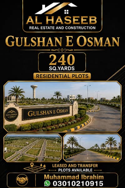 240 SQ. YARDS RESIDENTIAL PLOT FOR SALE