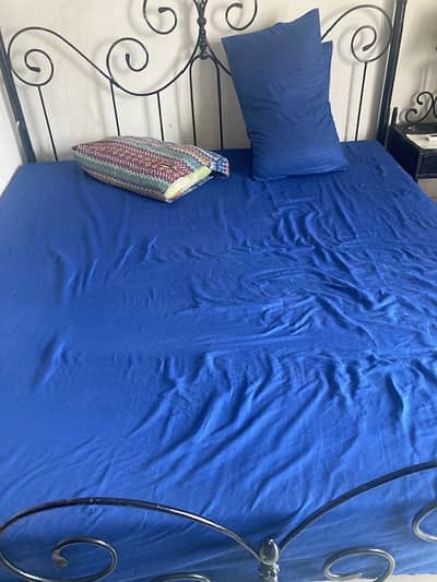 Solid Iron King Size Bed