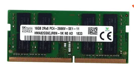 laptop 16gb ddr4 Ram 2666mhz