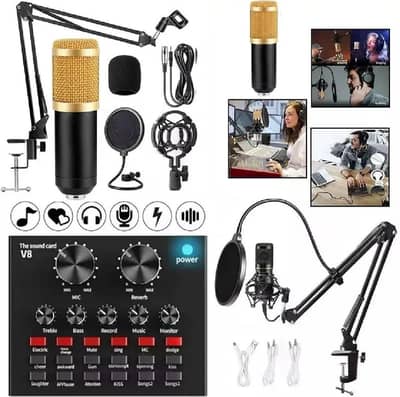 BM800 Condenser Microphone KIT with & without V8